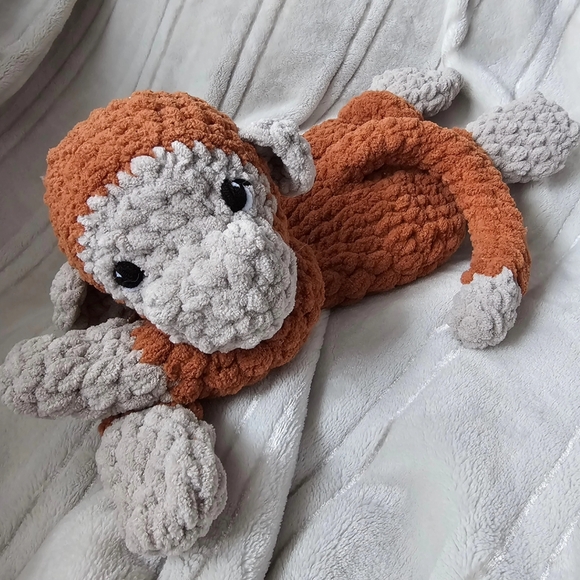 Custom handmade Crochet Monkey Lovey. Made by me! 😍 - Picture 4 of 6